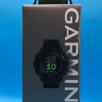 НОВ!!! Смарт часовник Garmin Forerunner 55, Silicone strap, Black, снимка 2 - Смарт часовници - 41525144