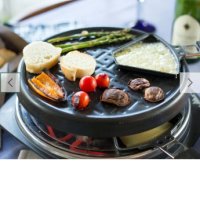 Електрически кухненски грил Raclette 6 мини тигана 800W RG-127615

, снимка 2 - Скари - 44450823