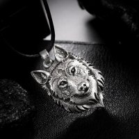 Викингски медальон с вълк, снимка 4 - Други - 40762033