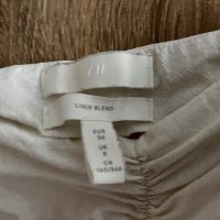 Блузка от ленена смес H&M, снимка 2 - Корсети, бюстиета, топове - 40406503
