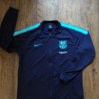 Nike FCB - страхотно мъжко горнище КАТО НОВО, снимка 4 - Спортни дрехи, екипи - 39458443