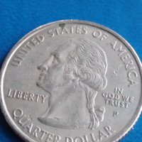25 цента САЩ 2000,Вирджиния ,юбилейна, снимка 2 - Нумизматика и бонистика - 34595733