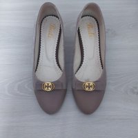 Дамски обувки с дебел ток , снимка 2 - Дамски обувки на ток - 41825110