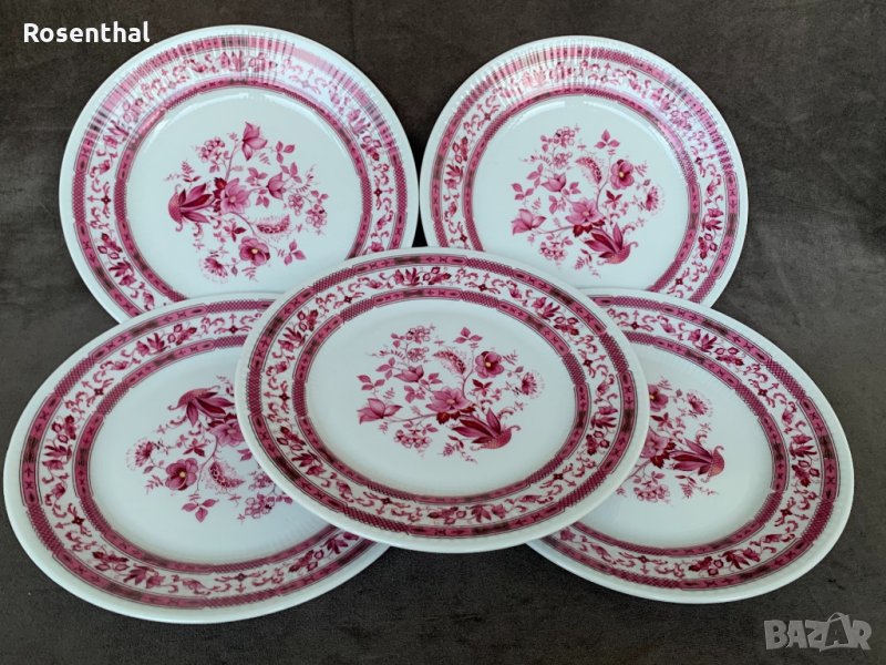 5 броя красиви баварски чинии (среден размер), снимка 1