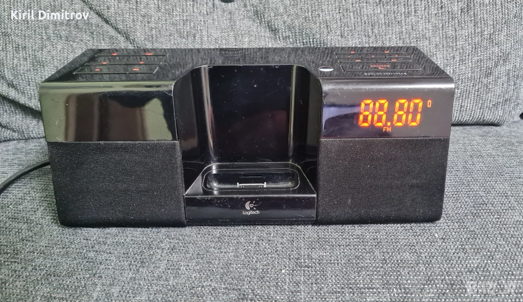 Logitech FM/AM цифрово радио/часовник/будилник, снимка 1