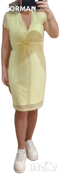РАЗКОШНА жълта рокля, снимка 1
