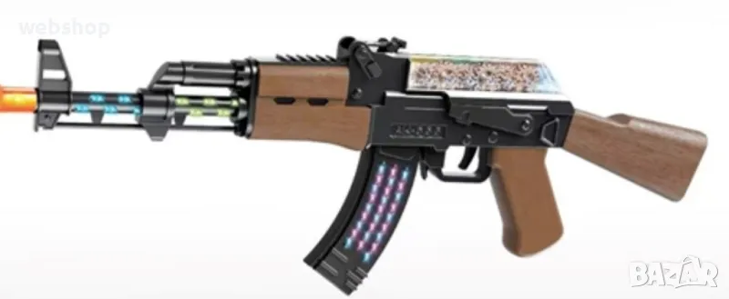 Детски Автомат Калашников със звук и светлина, снимка 1