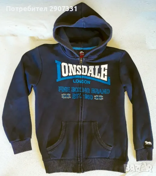 суичър с качулка (hoodie) Lonsdale, снимка 1