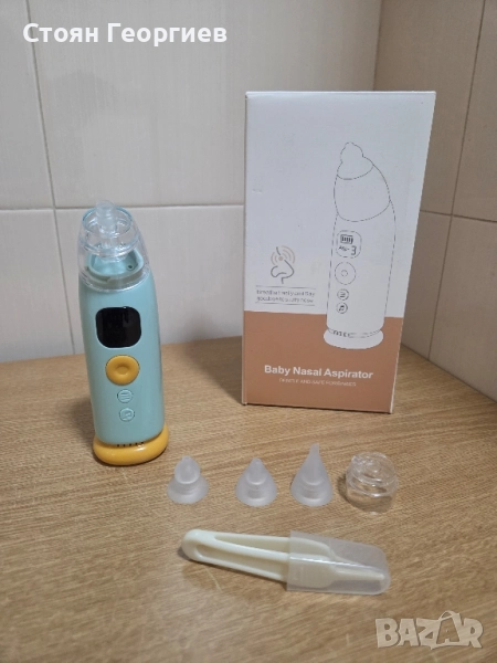 Чисто нов безжичен Аспиратор за нос с мелодия за бебета, снимка 1