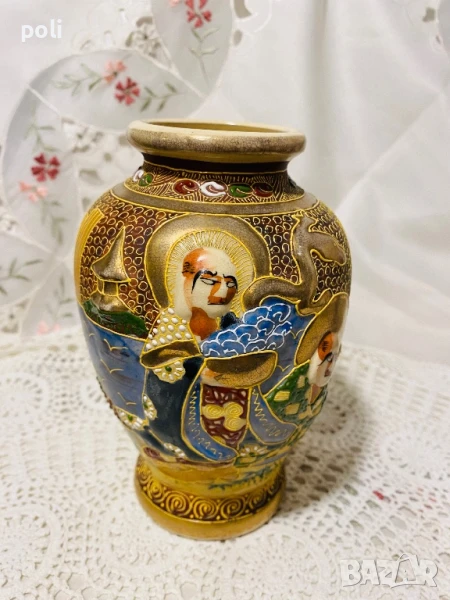 японска порцеланова ваза, снимка 1