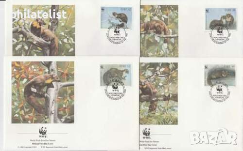 Ирландия 1992 - 4 броя FDC Комплектна серия - WWF, снимка 1