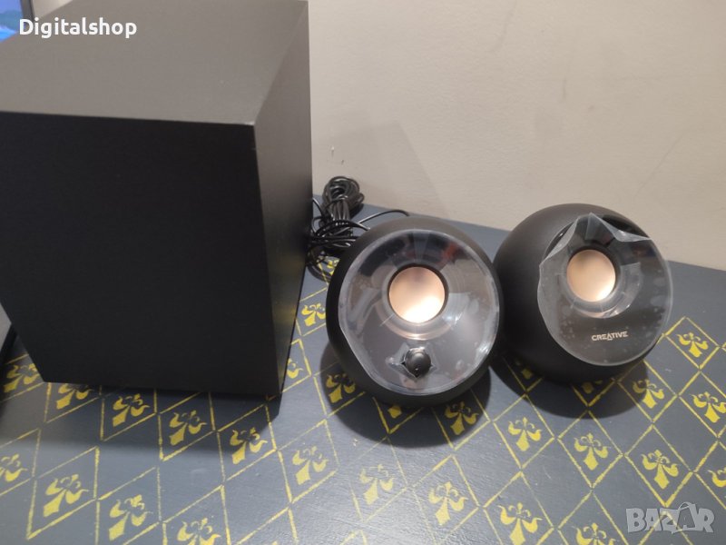 Creative Pebble Plus 2.1, Тонколони 8W, Черни/Аудио продукти,12 м.гар, снимка 1