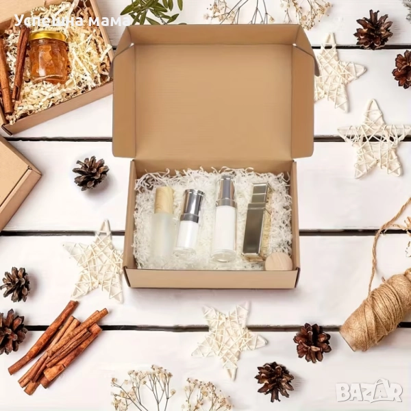 Кутийки за handmade, 200 х 100 х 100 мм., кафяви, снимка 1