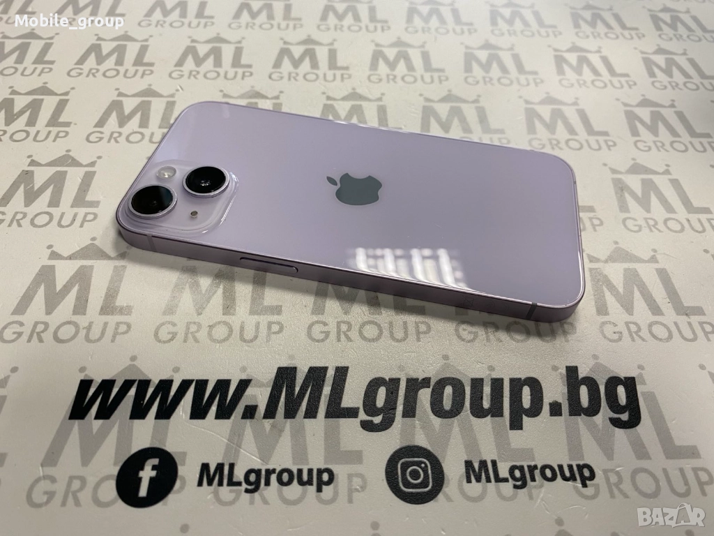 #MLgroup предлага iPhone 14 128GB Purple 86%, втора употреба, снимка 1
