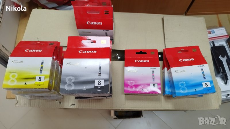 Тонер-касети - цветни за принтер canon pixma серии: ip, ix, pro, Мp, снимка 1