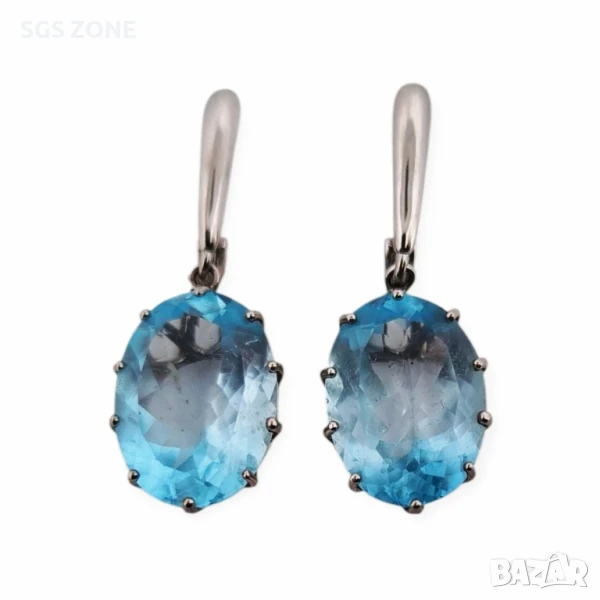 СРЕБЪРНИ ОБЕЦИ СУПЕР МОДЕЛЬ с TOPAZ SWISS , снимка 1