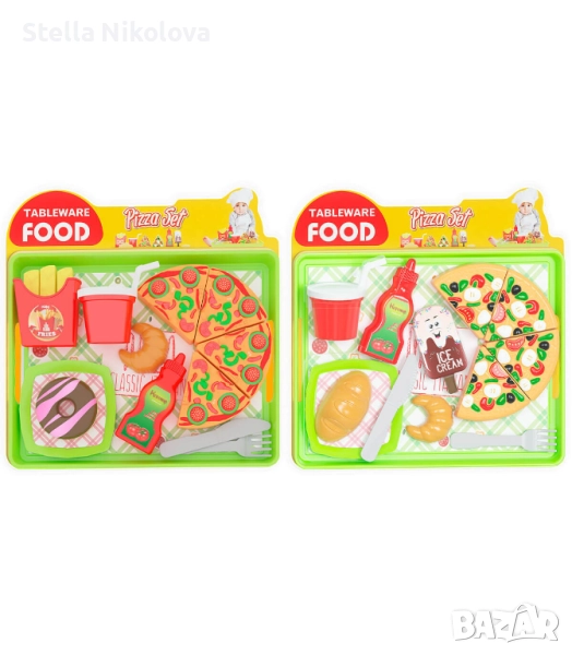 Играчка Пица или Торта с продукти, снимка 1