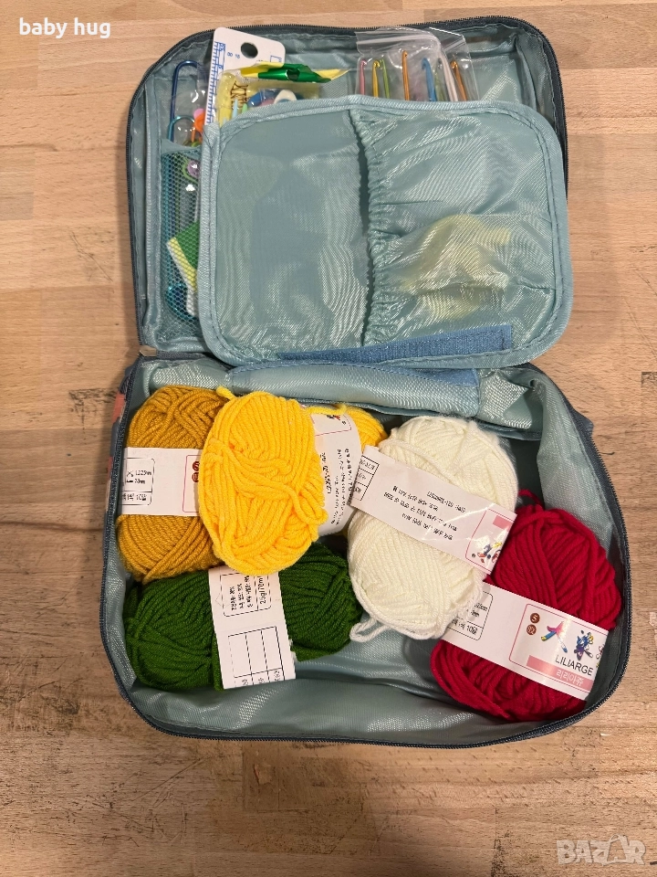 Комплект за плетене с прежда, снимка 1