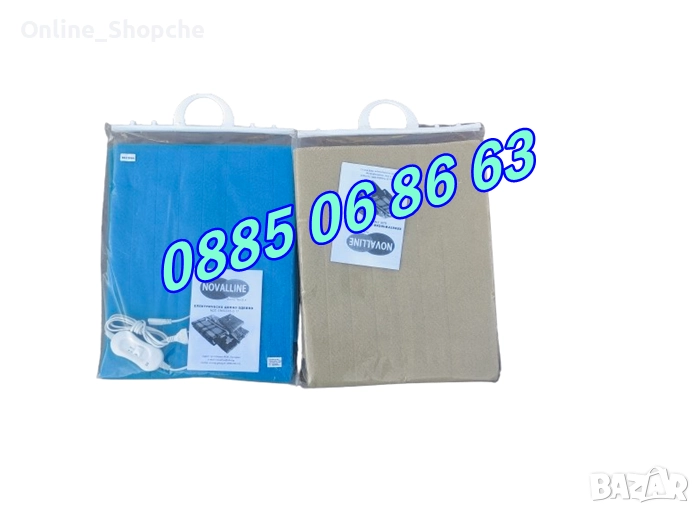 БЪЛГАРСКО Електрическо одеало 105х150 см, долно одеяло, 2 год. гаранция , снимка 1