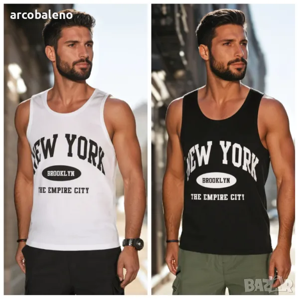Мъжка тениска без ръкави, 2цвята , снимка 1