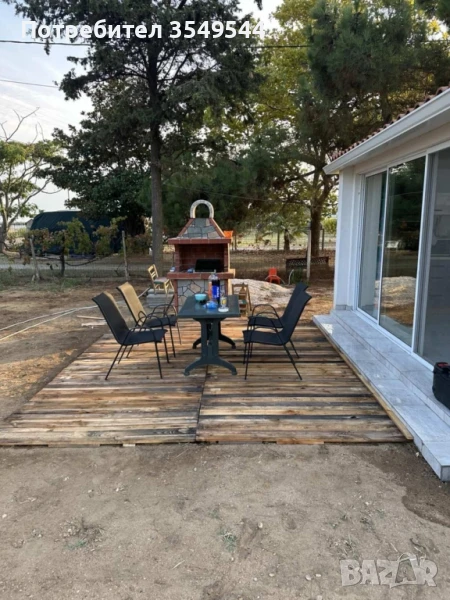 море Гърция мандра къмпинг натура.на първа линия на плажа., снимка 1