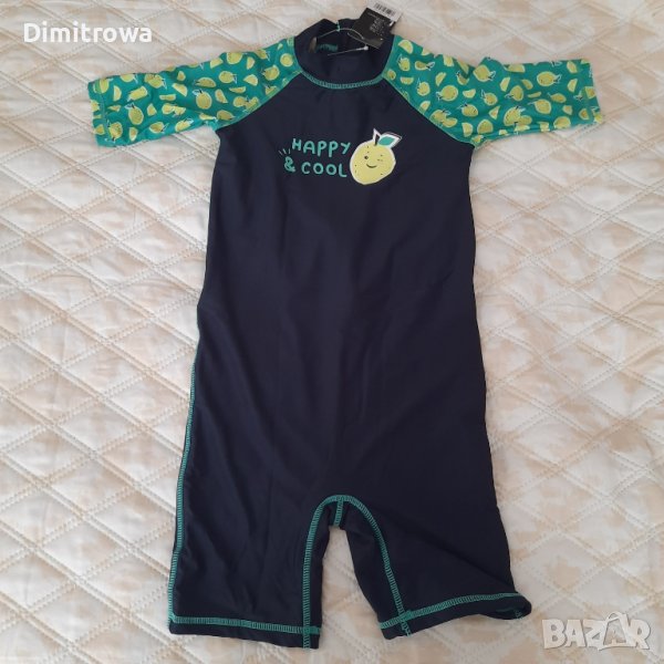 р-р122см детски цял бански с UV защита  за момче, снимка 1