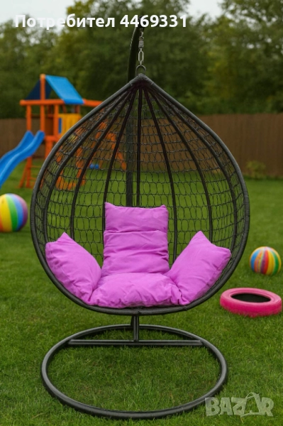 Люлка градинска висяща люлка тип гнездо,яйце–Промоция!, снимка 1