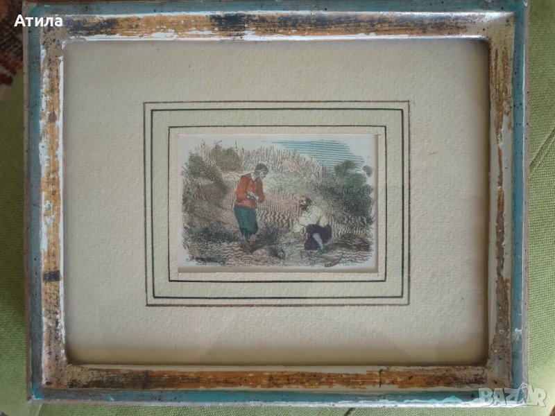 картина 20/17 см френска, снимка 1