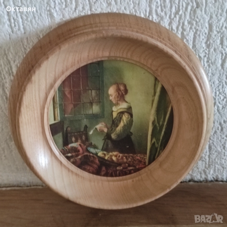 Картина с дървена рамка, снимка 1