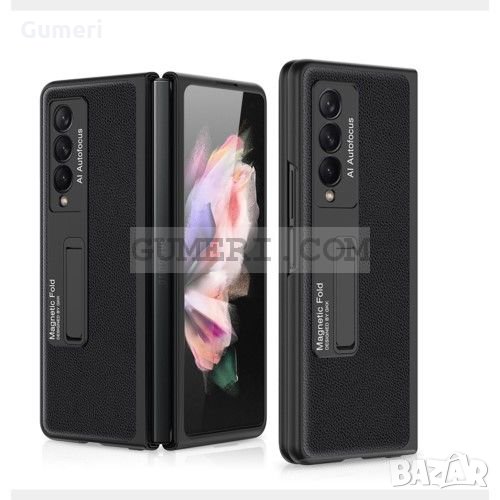 Samsung Galaxy Z Fold3 5G - Елегантен Кожен Кейс, снимка 1