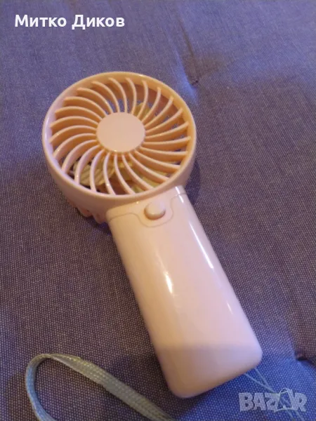 Джобен вентилатор с две батерии нов, снимка 1