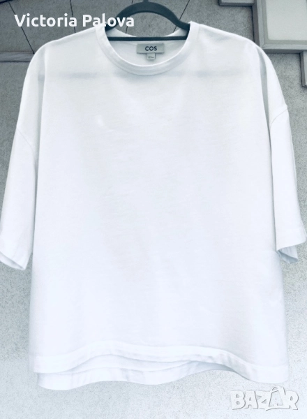 COS Швеция блуза от плътен памук овърсайз , снимка 1