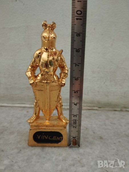 метална статуетка-рицар, снимка 1