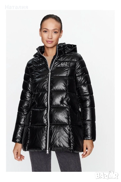  Emporio Armani Дамско яке, Черно, р.М., снимка 1