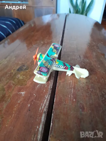 Стара детска играчка,самолет #7, снимка 1