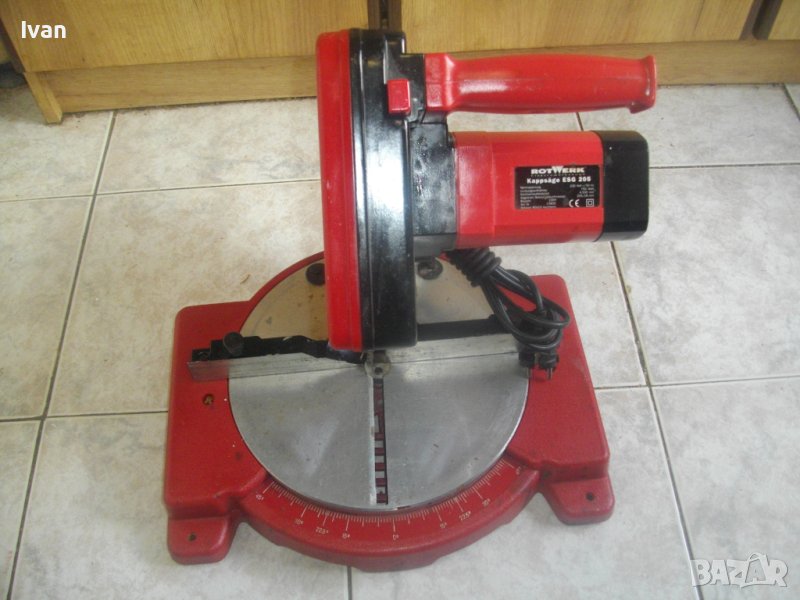 ф205мм/750W-Немска Професионална Пендула-Потапящ Циркуляр-ROTWERK-Отлична, снимка 1