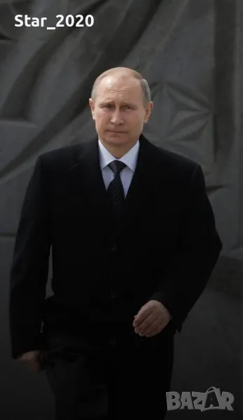 Светеща картина с LED осветление - Putin , снимка 1