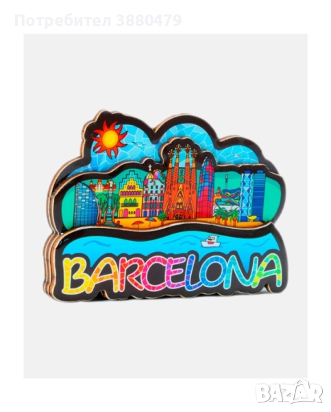  магнит от БАРСЕЛОНА, снимка 1