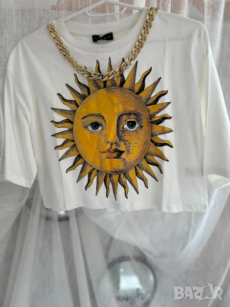 тениска кроп модел , снимка 1