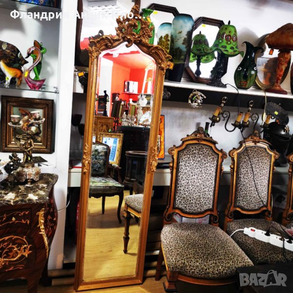 Високо златно огледало - Рококо , снимка 1