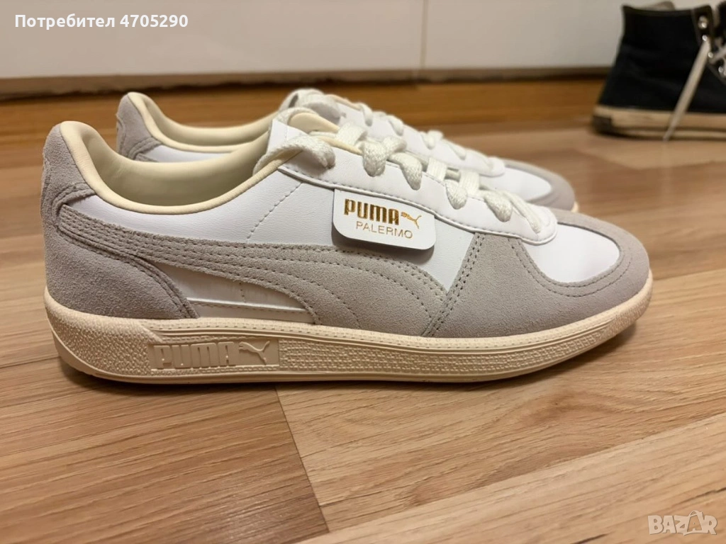 Puma Сникърси Palermo - Бял, снимка 1