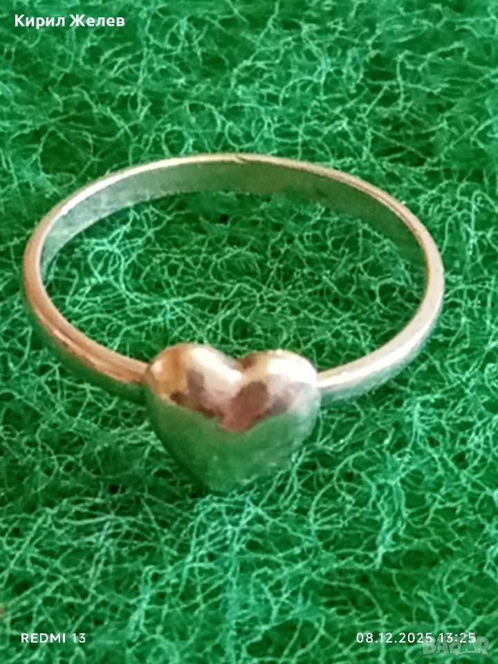 Романтичен сребърен пръстен Return to Tiffany нежен стилен дизайн 21582, снимка 1