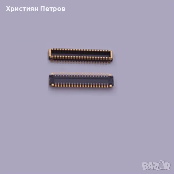 Конектор / Букса 40 pin мъжки на лентовият кабел за Huawei P30, снимка 1