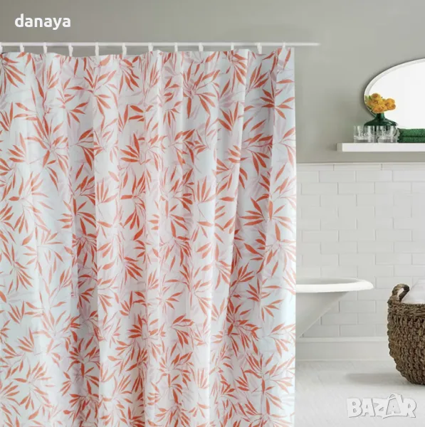 5251 PVC завеса за баня, 180x180cm, снимка 1