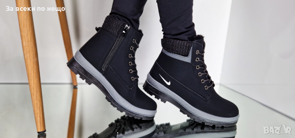 Nike Дамски Зимни Меки И Топли Боти С Пух Найк - Налични Различни Цветове Код P1790, снимка 1