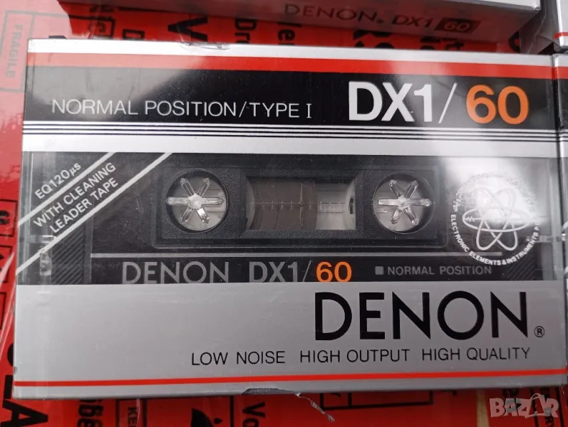 Чисто НОВИ Denon DX1/60 dx 1 60 normal нормални аудио касети OVP, снимка 1