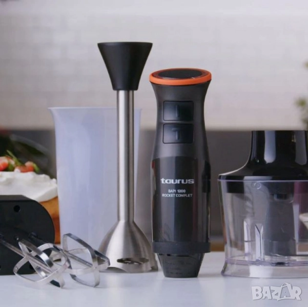 Ръчен пасатор Taurus BAPI® 1200 Rocket Complete – 1200W, 20 скорости, Turbo функция , снимка 1