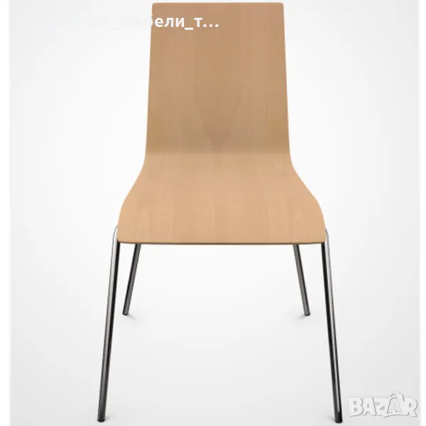 Изключително здрав модел трапезен стол за заведение за бързо хранене или столова, снимка 1