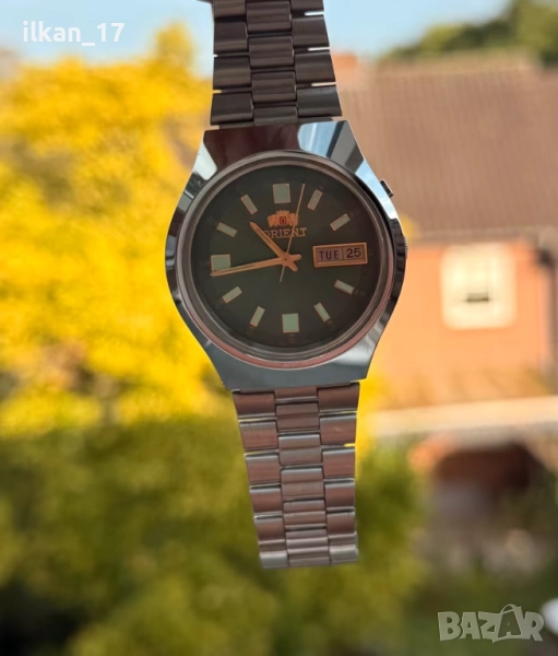 Часовник Orient Crystal Automatic, Rare Day-Date بالعربية – края на 1970-те Нов!, снимка 1