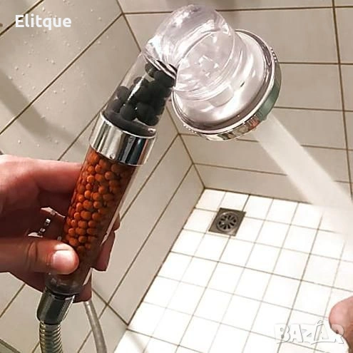 СПА душ слушалка с германий и турмалин 🚿, снимка 1